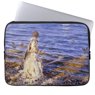 Housse Pour Ordinateur Portable Girl Fishing (par John Singer Sargent)