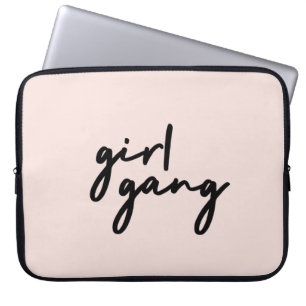 Housse Pour Ordinateur Portable Girl Gang Cute Pink Girl Power Modern