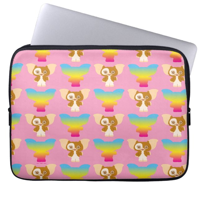 Housse Pour Ordinateur Portable Gizmo | Motif arc-en-ciel (Devant)