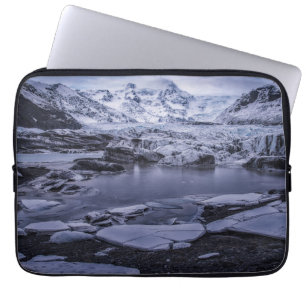 Housse Pour Ordinateur Portable Glace et neige Glacier Sólheimajökull, Islande
