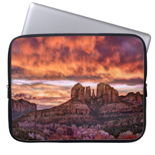 Housse Pour Ordinateur Portable Gloire de matin rose