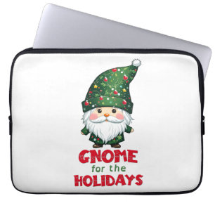 Housse Pour Ordinateur Portable Gnome Pour Les Vacances Drôle & Adorable Noël