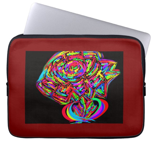 Housse Pour Ordinateur Portable Goddess Flower Laptop Sleeve (Devant)