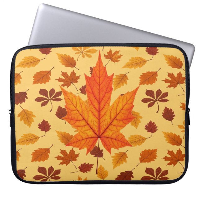 Housse Pour Ordinateur Portable Golden Autumn Leaves (Devant)