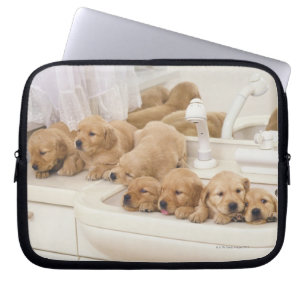 Housse Pour Ordinateur Portable Golden Retriever ; est relativement moderne et 2