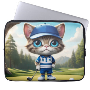 Housse Pour Ordinateur Portable Golf Cat