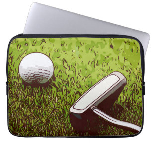 Housse Pour Ordinateur Portable Golf et putteur