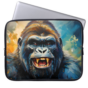 Housse Pour Ordinateur Portable Gorilla grand sourire