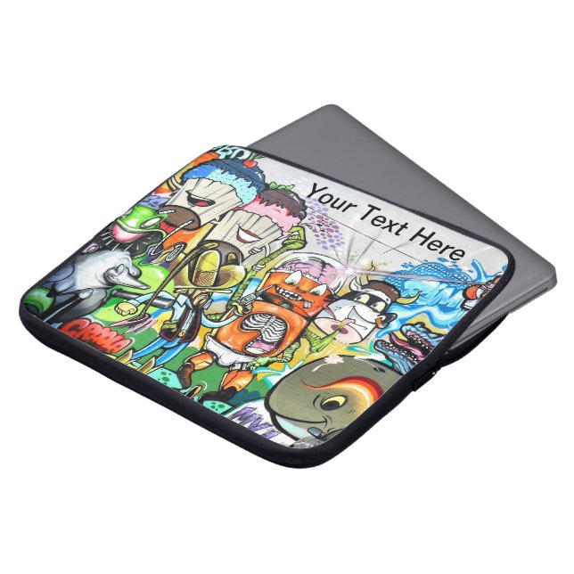 Housse Pour Ordinateur Portable Graffiti fun (Devant haut)