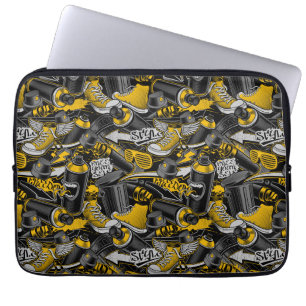 Housse Pour Ordinateur Portable Graffiti urbain Motif de rue