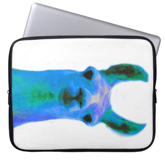 Housse Pour Ordinateur Portable Graphique bleu de lama