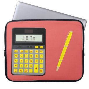 Housse Pour Ordinateur Portable Graphique Calculateur et stylo