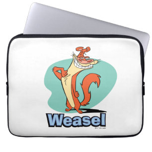 Housse Pour Ordinateur Portable Graphique de caractères de fidélité de Weasel