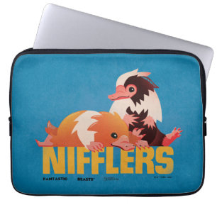 Housse Pour Ordinateur Portable Graphique Vintage des nifflers