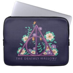 Housse Pour Ordinateur Portable Graphisme des hirondelles mortes florales
