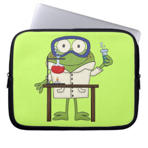 Housse Pour Ordinateur Portable Grenouille dans le laboratoire de la Science