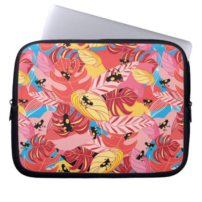 Housse Pour Ordinateur Portable Grenouilles de jungle (Devant)