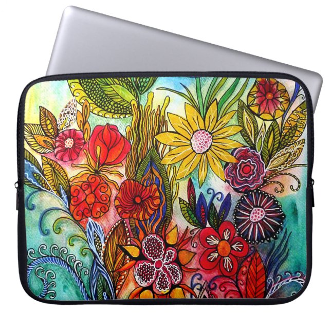 Housse Pour Ordinateur Portable Griffonnage 19 (Devant)