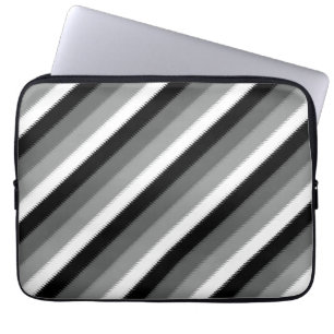 Housse Pour Ordinateur Portable Gris noir Gris cendré blanc
