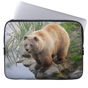 Housse Pour Ordinateur Portable Grizzly Oear Wildlife Animal Photographie