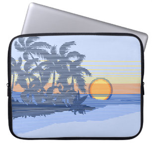 Housse Pour Ordinateur Portable Gros coucher de soleil en néoprène hawaïen