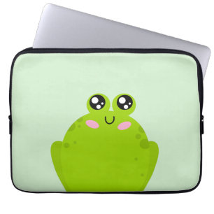 Housse Pour Ordinateur Portable Grosse grenouille mignonne