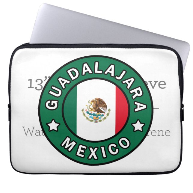 Housse Pour Ordinateur Portable Guadalajara Mexique (Devant)