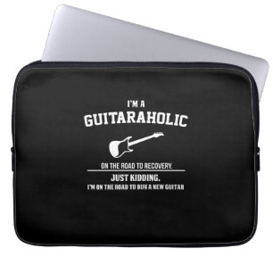 Housse Pour Ordinateur Portable Guitariste Je Suis Guitaraholiste Anniversaire