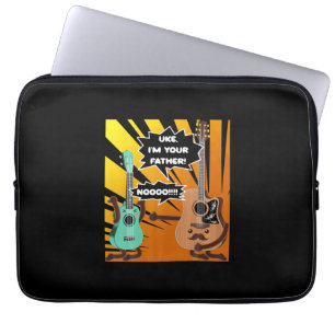 Housse Pour Ordinateur Portable Guitariste Uke Je suis votre père Anniversaire