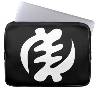 Housse Pour Ordinateur Portable Gye Nyame God is Supreme Adinkra