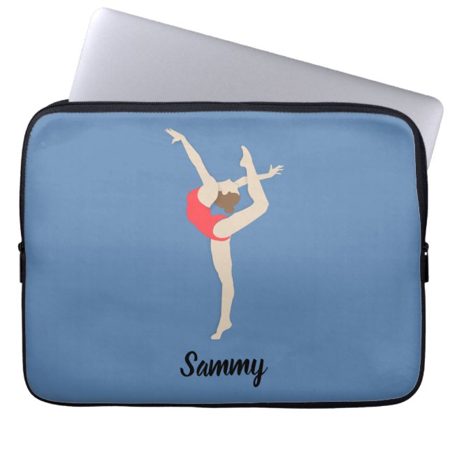 Housse Pour Ordinateur Portable Gymnaste féminine (Devant)