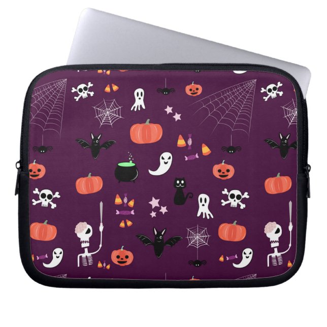 Housse Pour Ordinateur Portable Halloween (Devant)