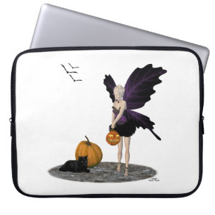 Housse Pour Ordinateur Portable Halloween Fée Avec Manche Ordinateur Portable Citr