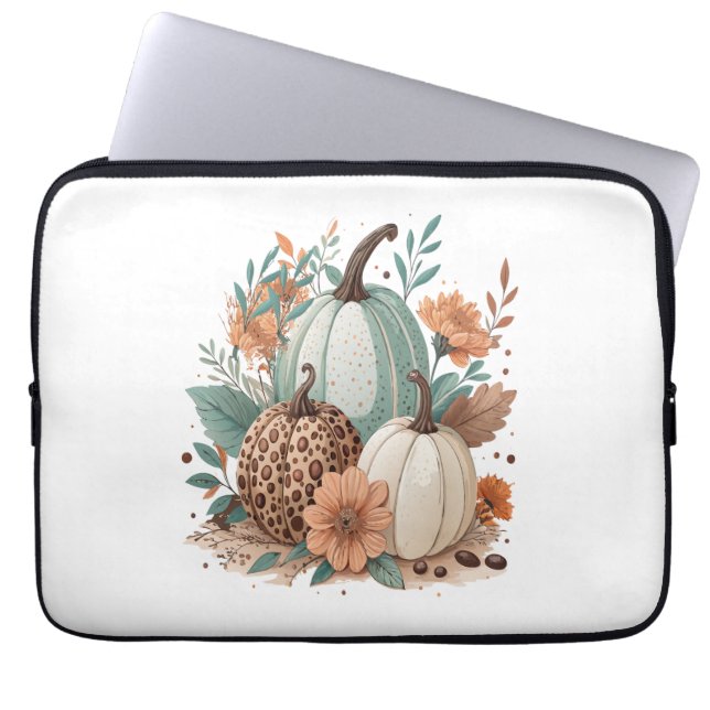 Housse Pour Ordinateur Portable Halloween pour enfants citrouilles (Devant)
