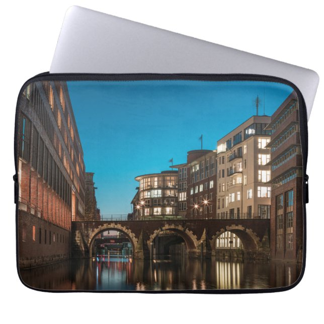 Housse Pour Ordinateur Portable Hambourg Ellerntorsbrücke (Devant)