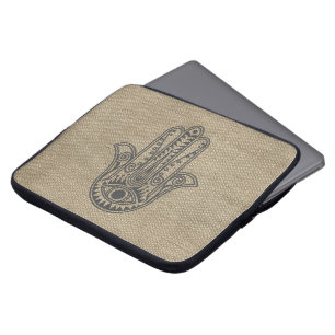 Housse Pour Ordinateur Portable HAMSA Main de Fatima symbole amulet