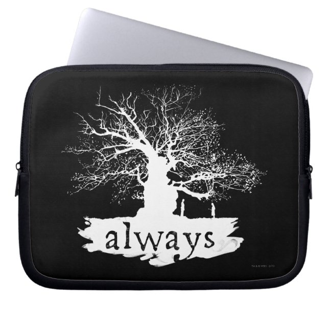 Housse Pour Ordinateur Portable Harry Potter | Always Quote Silhouette (Devant)