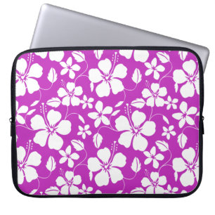 HOUSSE POUR ORDINATEUR PORTABLE HAWAIIAN HULA (HIBISCUS) BERRY