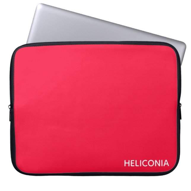 Housse Pour Ordinateur Portable Heliconia red color (Devant)