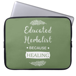 Housse Pour Ordinateur Portable herboriste instruit