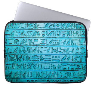 Housse Pour Ordinateur Portable Héroglyphes égyptiens antiques Manches d'ordinateu