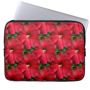 Housse Pour Ordinateur Portable Hibiscus rouge.......