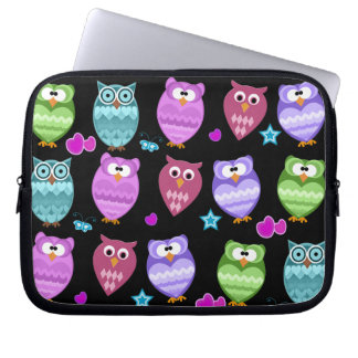 Housse Pour Ordinateur Portable hiboux géniaux