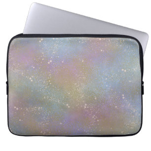 Housse Pour Ordinateur Portable Holographie Rainbow Pastel Splatter