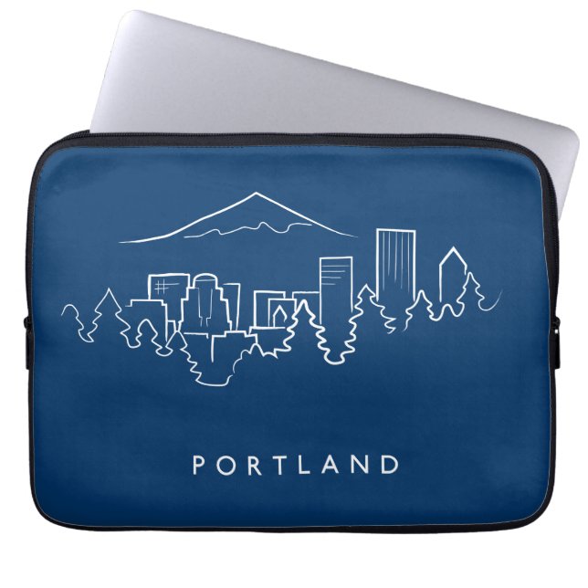 Housse Pour Ordinateur Portable Horizon de Portland (Devant)