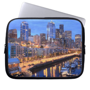 Housse Pour Ordinateur Portable Horizon de Seattle et port, l'état de Washington