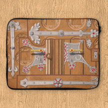Housse d'ordinateur portable à porte de chambre ve