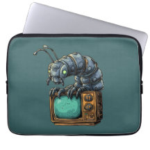Housse d'ordinateur portable Bug mécanique rétro T