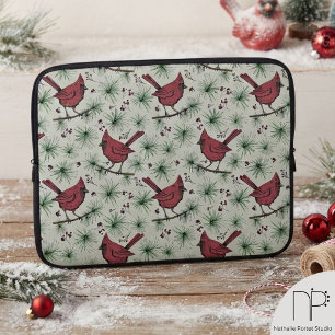 Housse Pour Ordinateur Portable Housse d'ordinateur portable Winter Cardinal