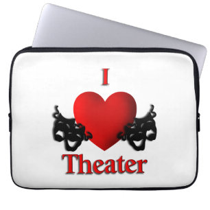 Housse Pour Ordinateur Portable I Heart Theatre